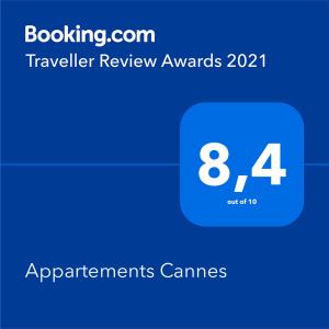 Appartements Cannes : Appartement avec Terrasse