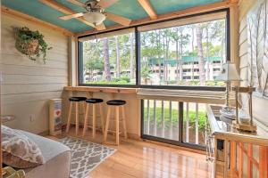 Sunroom and Beach Access Hilton Head Condo