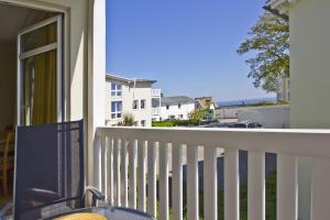 Balkon, gratis Nutzung vom AHOI Erlebnisbad und Sauna in Sellin - Meeresblick FeWo 46