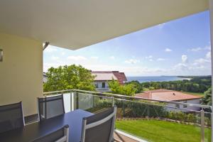 mit Meerblick und Balkon, gratis Nutzung vom AHOI Erlebnisbad und Sauna in Sellin - Meeresblick FeWo 65