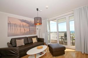 mit Meerblick und Balkon, gratis Nutzung vom AHOI Erlebnisbad und Sauna in Sellin - Meeresblick FeWo 26