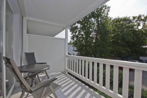 Balkon, gratis Nutzung vom AHOI Erlebnisbad und Sauna in Sellin - Appartemenmt Nordwind
