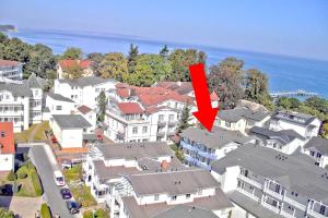 zentrale FeWo mit Balkon, gratis Nutzung vom AHOI Erlebnisbad und Sauna in Sellin - Villa Buskam FeWo 22