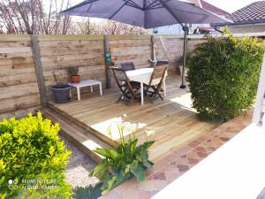 Maisons de vacances GITE JARDIN/TERRASSE COSY PRES PLAGES : photos des chambres