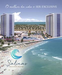 APTO SALINAS EXCLUSIVE RESORT - 04 Hóspedes Adultos e 01 Criança até 03 anos