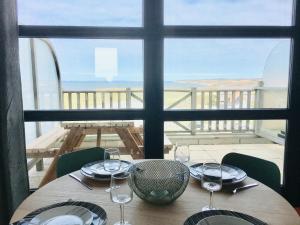 Appartements La mer vue d'en haut , duplex a la naturelle sur la cote d'opale : photos des chambres