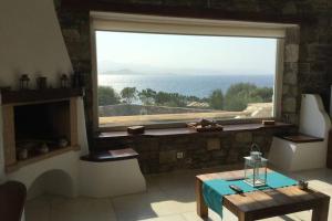 House with wonderful view to mediterranean sea Paros Greece