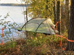 Wallinkoski accommodation - Rooms and Tentsile tent options next to River Vuoksi