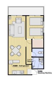 Type D Room 40平米 -ウル エスポワール那覇-