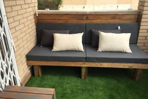 Apartamento para 5 personas frente al mar con piscina y parking