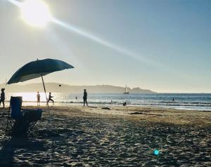 Entremar y piscina en La Serena