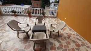 La terraza casa de verano