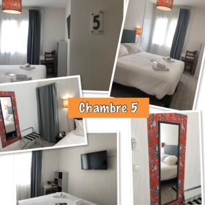 Hotels Le Crist'Al Hotel de charme en bord de mer : Chambre Double ou Lits Jumeaux avec Douche