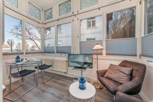 Villa Agnes mit Meerblick-Loggia in Top Lage am Strand - Dünengras