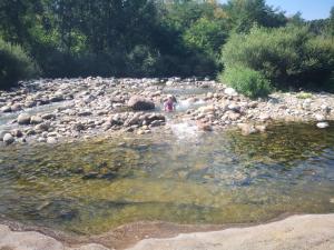 Maisons de vacances Magnifique gite en pierres 6 personnes avec piscine privee Ardeche plein sud : photos des chambres