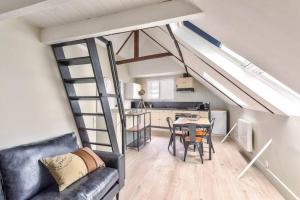 Appartements LE VINTAGE 50 m de la plage mer en baie de Somme : photos des chambres