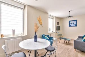 Appartements LA PALME 50 m de la plage en baie de Somme : photos des chambres