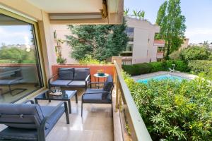 Appartements SERRENDY 2bedroom apartment with terrace & pool : photos des chambres