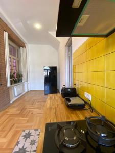 Red door-Room with private bathroom