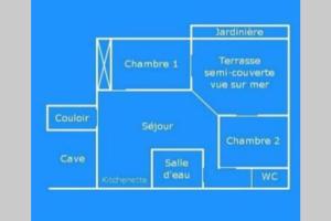T3 familial avec accès direct à la plage.