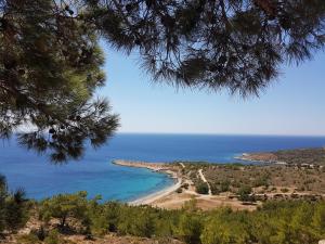 Myrto, a beautiful restored traditional stone house with an astonishing seaview Chios-Island Greece