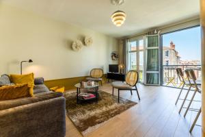 Appartements PASTEL KEYWEEK - Bright apartment in the hearth of Biarritz with parking : photos des chambres