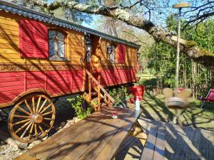 Maisons de vacances Les roulottes Vesta : photos des chambres