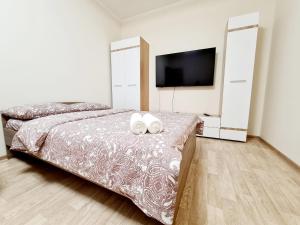 Two-Bedroom Apartment room in Апарт11 - евротрешка АКВАПАРК 10 мин пешком ЖД Центр Зоопарк