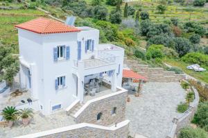 Seaside Villa Diamond - Unlimited Aegean Views Andros Greece