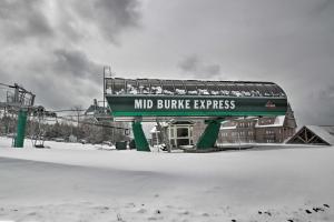 Slopeside Burke Mountain Condo w Fireplace!