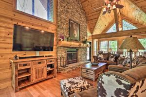 Holiday Home room in Expansive Smoky Mtn Retreat with Hot Tub and Deck