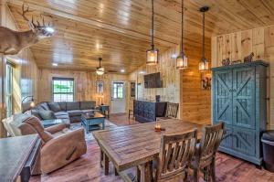 50-Acre Farm with Fishing Pond! Cabin in Brownsville