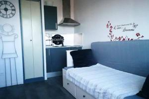 Appartements Studio vue mer 180° a 200 m de la plage en Normandie +parking : photos des chambres
