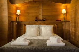 Chalets Paisible chalet montagne avec option jacuzzi : photos des chambres