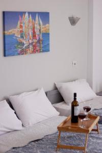 Apartment with Balcony room in Alexandris Apartments