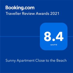 Sunny Apartment Close to the Beach