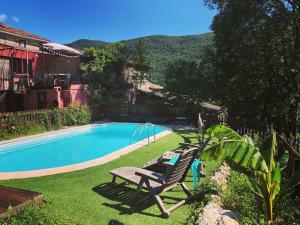 Maisons de vacances Gite Tanagra : Maison avec piscine et vue exceptionnelle : photos des chambres