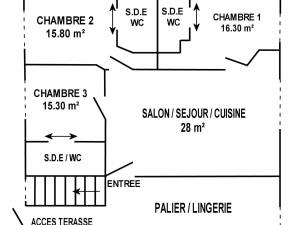 Maisons de vacances Gite Saint-Nazaire, 4 pieces, 6 personnes - FR-1-306-1203 : Maison de Vacances (6 Adultes)