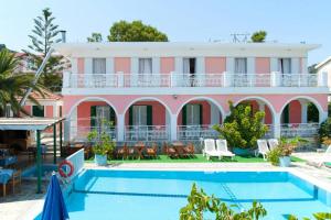 Studio with Pool View room in Villa Krina II