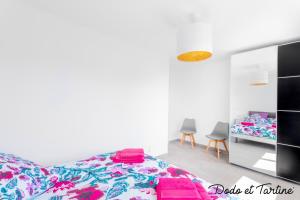 Maisons de vacances Gorgeous 3 bedroom house with AC and garden - Dodo et Tartine : photos des chambres