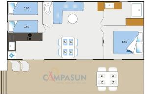 Hotels Camping Les Hautes Prairies : photos des chambres