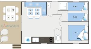 Hotels Camping Les Hautes Prairies : photos des chambres
