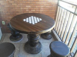 FLAT COM AREA GOURMET para ATÉ 8 PESSOAS