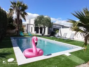 Villa Mila, Piscine,Spa,Sérignan - 塞里尼昂