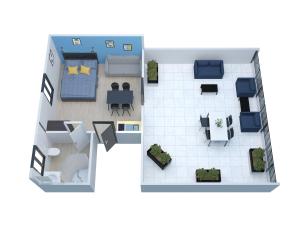 Appartements Studios Neufs -Tout Confort - Lorient Centre : photos des chambres