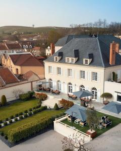 Maisons d'hotes Les Chambres du Champagne Collery : Chambre Lit King-Size - Vue sur Jardin