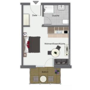 Strandvilla Krabbe Wohnung 11