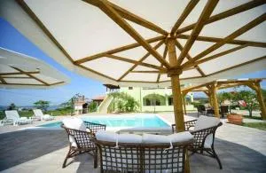 Apartment 1 with pool and sea view - Krneša