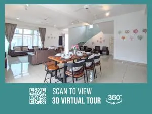 Lux Villa 6rm 12 to 22 pax Wifi Netflix BBQ SteamBoat Games Beach Water Park - 迪沙鲁