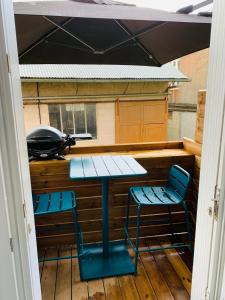 Appartements Homard & Fox, Le Feart, Studio avec coin terrasse & barbecue : photos des chambres